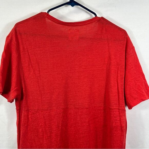 Zara Man Bold Red Slim Fit Tee 0642 - Picture 7 of 10